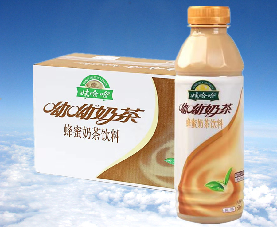 奶茶娃哈哈呦呦原味香芋蜂蜜15瓶相思回味呵护含乳饮料