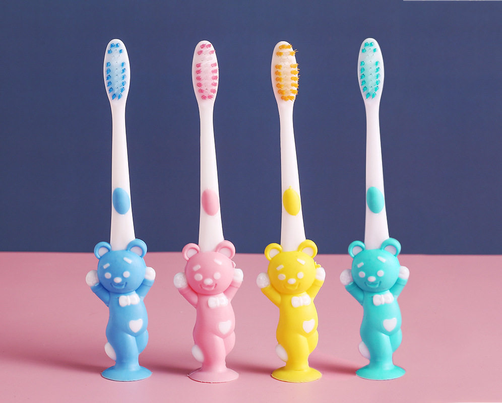 牙刷小熊儿童软毛2-3-6-10-12岁换牙宝宝训练孩子小学生牙刷