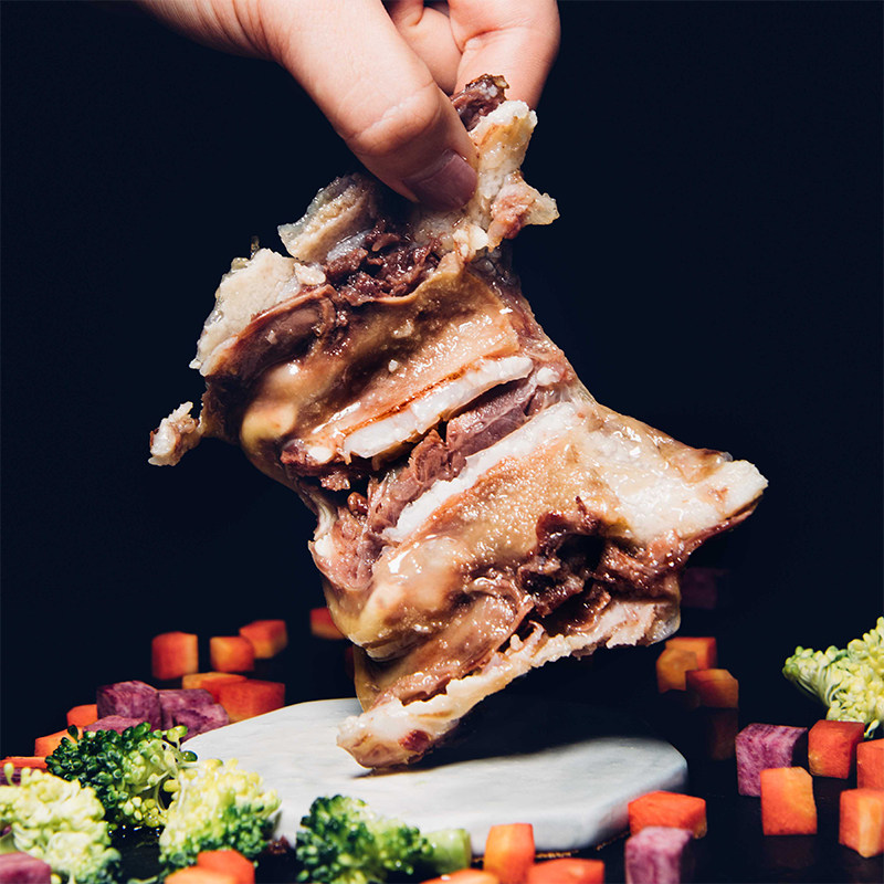 不二汪 来自青海的耗牛喉结骨 补钙天然软骨素 狗狗拌粮零食 柯基