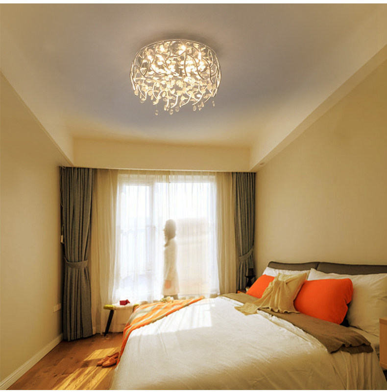 北欧现代卧室led吸顶灯温馨浪漫客厅吸顶灯