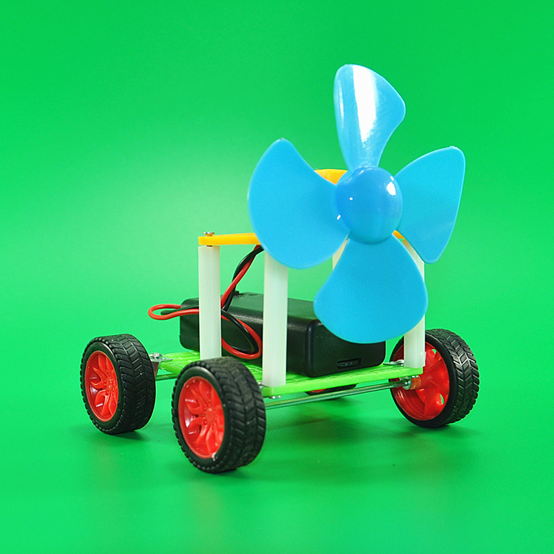 宏山玩具风力小车空气动力车小学生科技制作创意科学实验