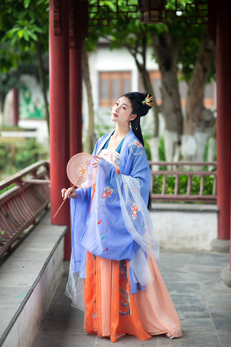 汉尚尚唐凤鸾原创正品重工汉服女齐胸襦裙大袖民族服装