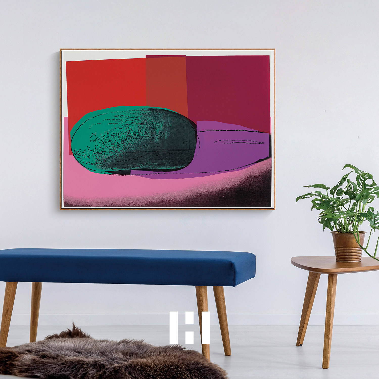 居中美学 安迪沃水果波普静物现代时尚客厅装饰画沙发背景墙挂画