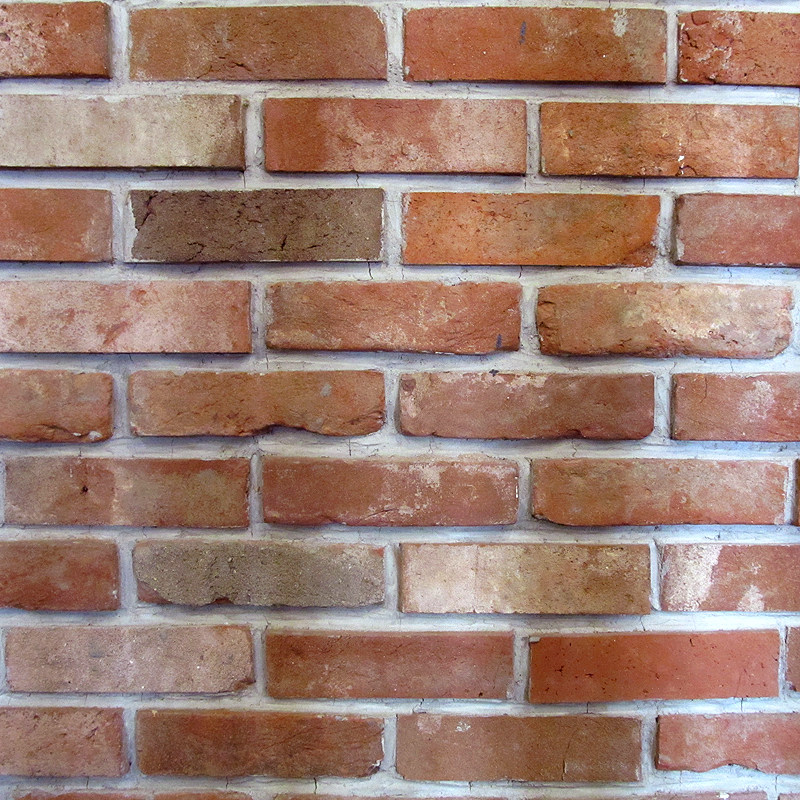 红砖切片红砖皮老红砖旧砖外墙砖仿古砖复古红色文化砖背景墙北欧