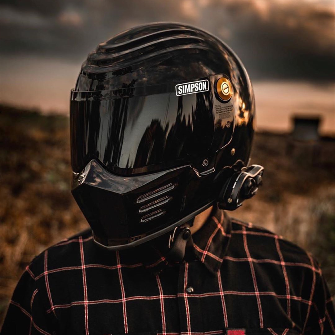 现货包邮simpson辛普森不法之徒个性哈雷印第印第安安骑士摩托车头盔