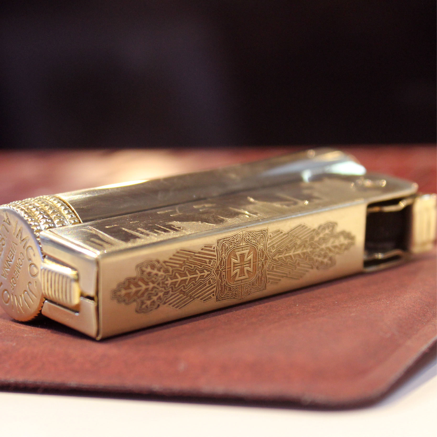 德军奥地利imco爱酷复古老式创意煤油防风打火机煤油打火机