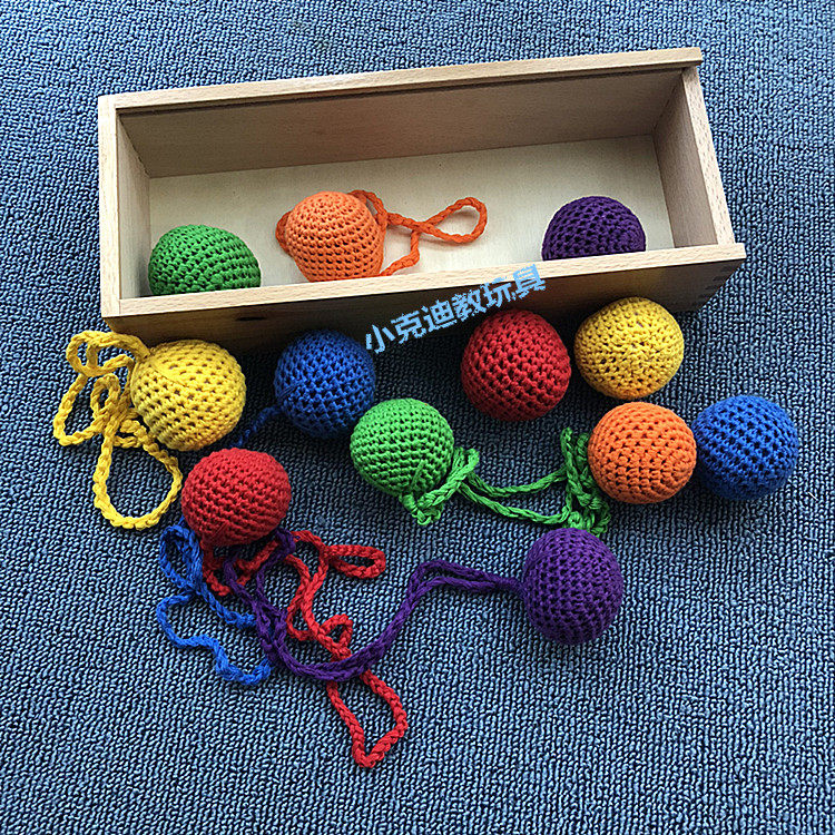 教具福禄贝尔恩物gabe1福氏教学幼儿认识颜色幼儿园早教教具