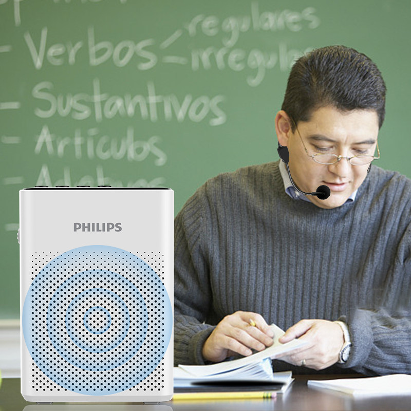 philips飞利浦sbm200便携小蜜蜂扩音器教师导游插卡音箱扩音器