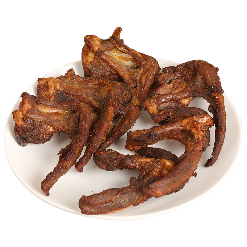 罗桂英特产椒盐风干200克新鲜孜然香酥三明骨架鸭肉零食