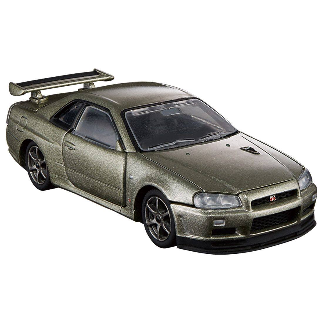 tomy多美卡合金车模tomica黑盒rs 1/43 nissan sktline gt-r银色