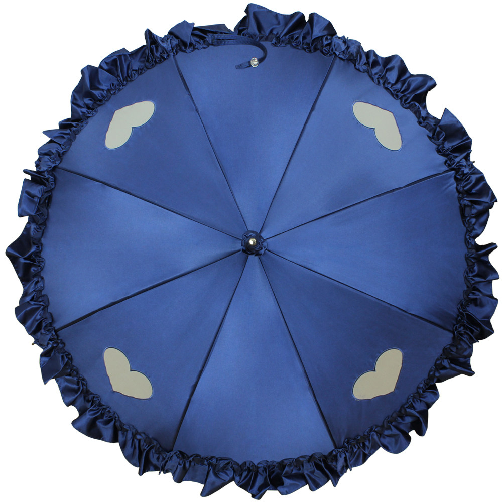 日本lumiebre遮阳伞女优优雅心形木耳耳边日伞晴雨伞