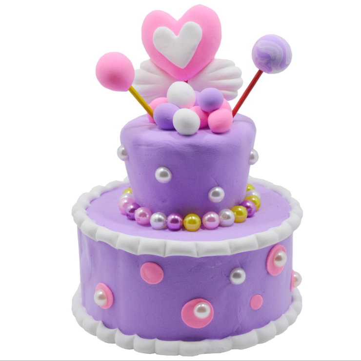 蛋糕材料彩泥超轻粘土儿童手工黏土diy幼儿园粘土