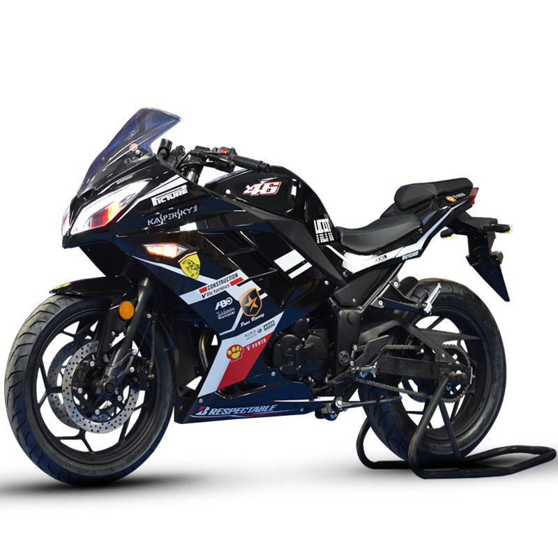 新款v6地平线r3摩托车电喷400cc双缸跑车公路摩托车整车