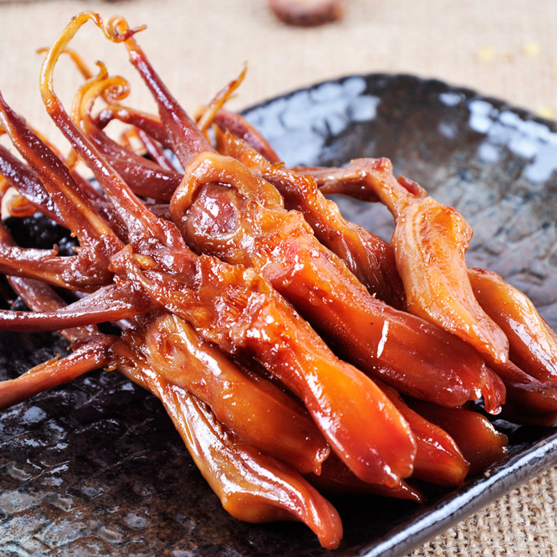 【吧吧香_鲜酱装】酱鸭舌头250g 温州鸭舌特产