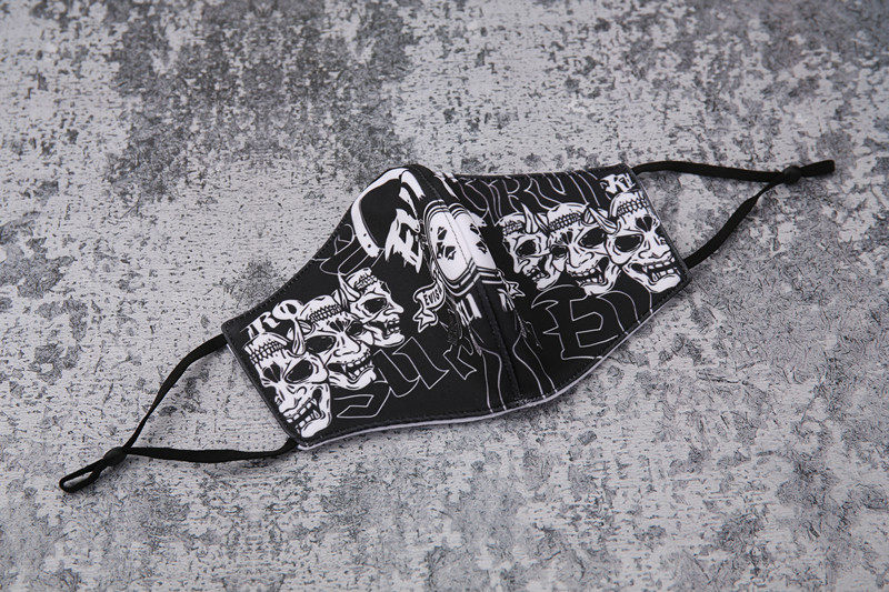 新品时般若调节可调面罩口罩装饰防护骷髅魔鬼般口罩