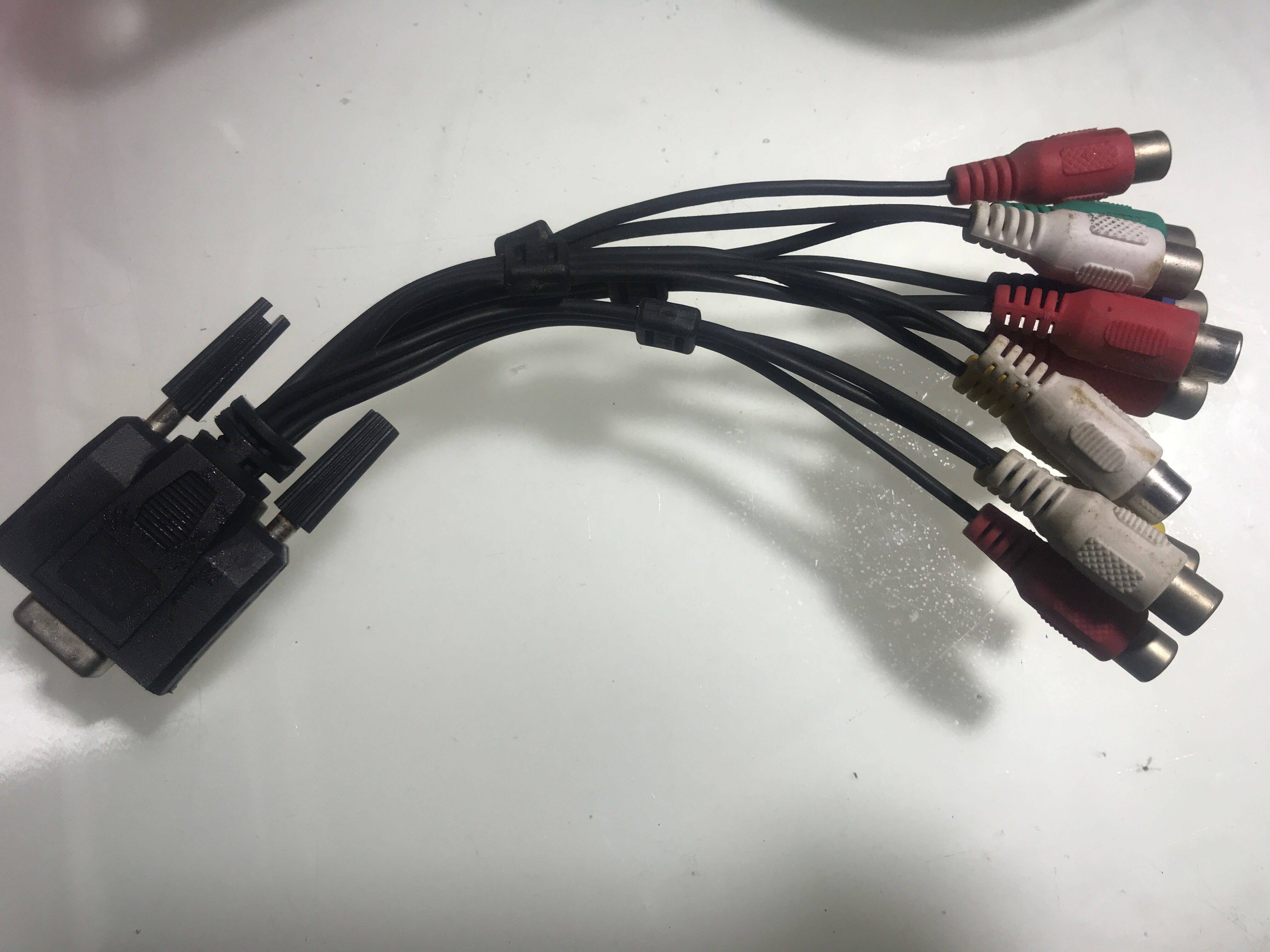 视频海信原装led46k16x3d电视分量接口专用数据线