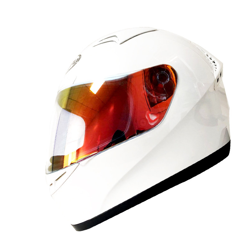 意大利摩雷士motorax r30头盔 幻彩黑色电镀银镜片适用club x1