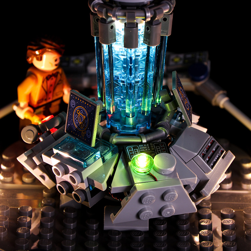 lyb适用乐高21304神秘博士积木模型灯饰diy建构