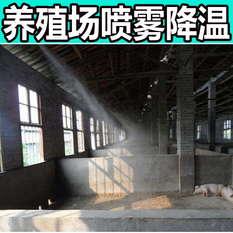 喷雾喷头养殖场降温雾化微喷消毒通道院子工地自动灌溉设备
