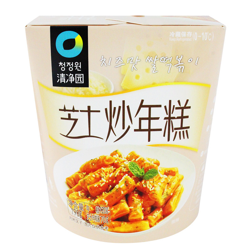 年糕清净园芝士杯装韩式辣炒微波桶装韩国口味年糕
