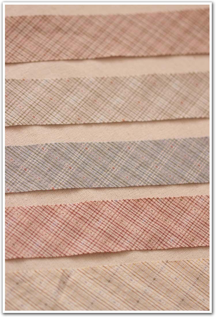 包邮 手工布艺diy先染格子包边带包边条纯棉布滚边条懒人用