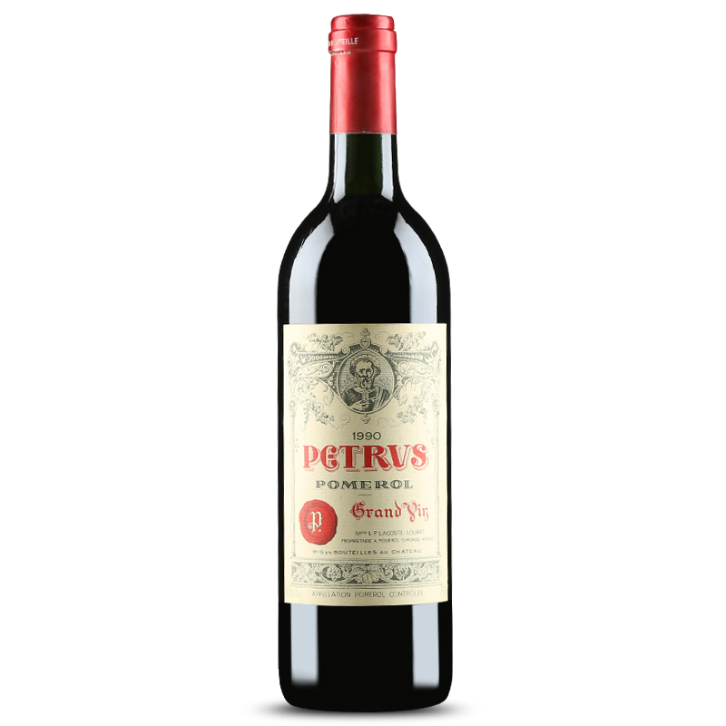 马克97分1990年帕图斯酒庄红葡萄酒750ml1瓶petrus干红静态葡萄酒