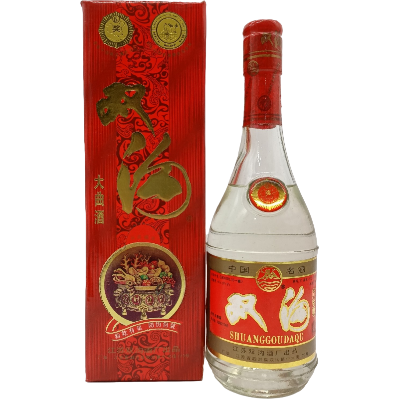 济南1997年双沟大曲曲酒46度500ml白酒地方名酒国产白酒