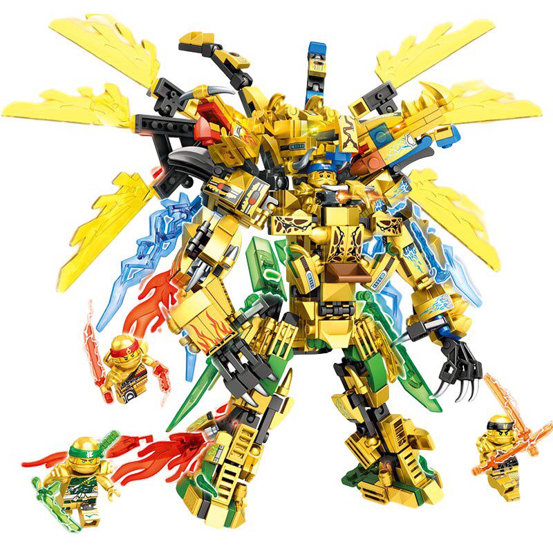 乐高玩具男孩拼装幻影忍者2021年新品恐龙积木机器人机甲火焰狮子