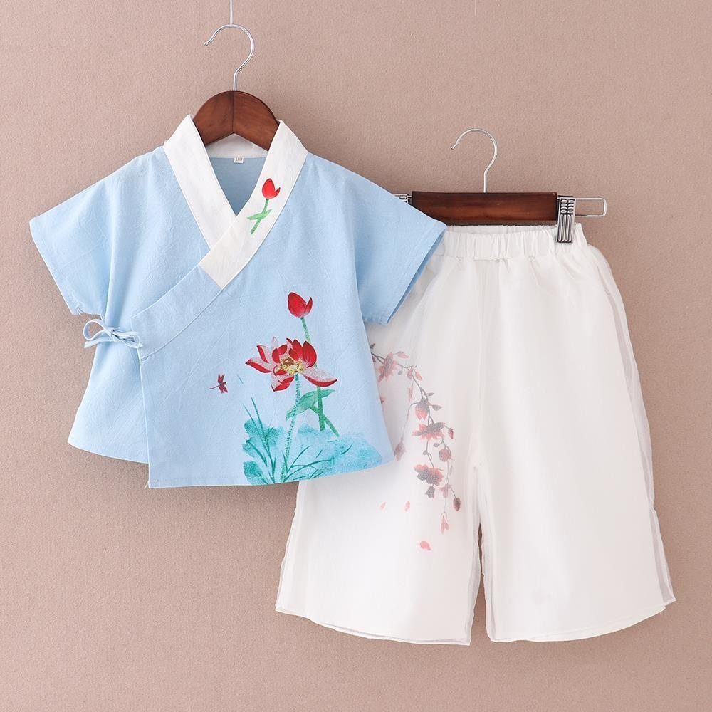 女童明制汉服热销套装儿童中国国风唐装小孩唐装