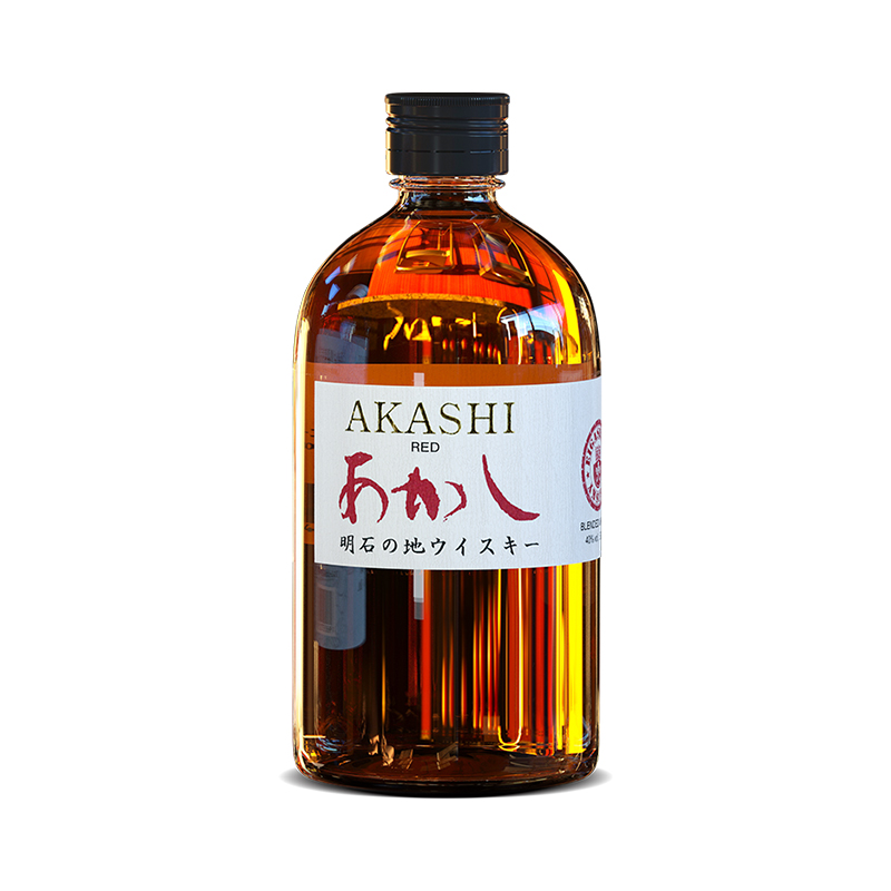 品客明石akashi红标威士忌日本原装进口洋酒700ml6瓶威士忌