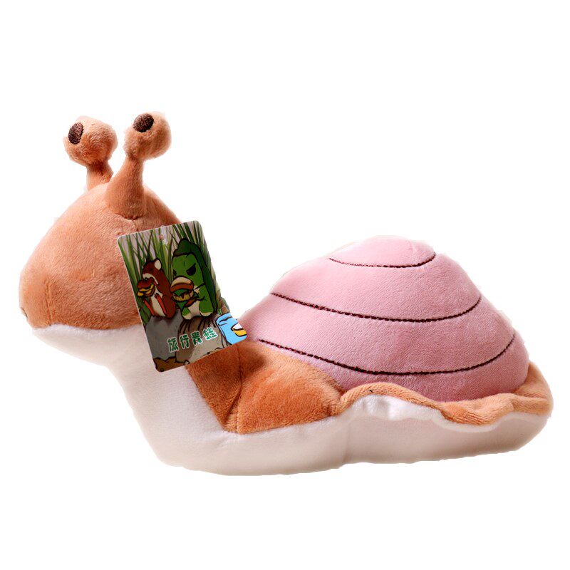 创意蜗牛毛绒玩具抓机娃娃8寸精品公仔毛绒布艺类玩具