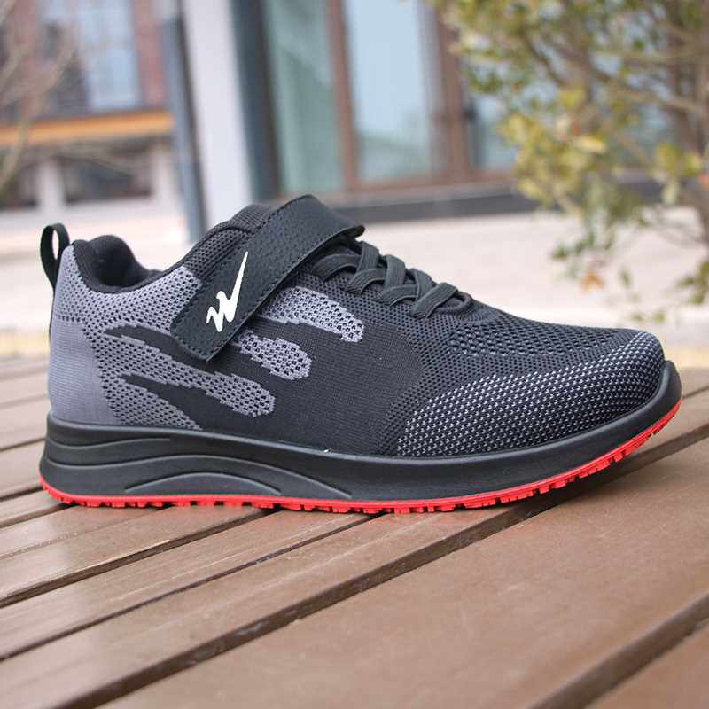 青岛双星老人鞋女春夏款真防滑软底中老年健步单鞋