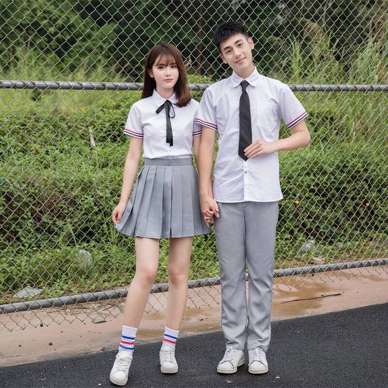 高三毕业班夏季校服套装学生装英伦学院高中生jk学生校服