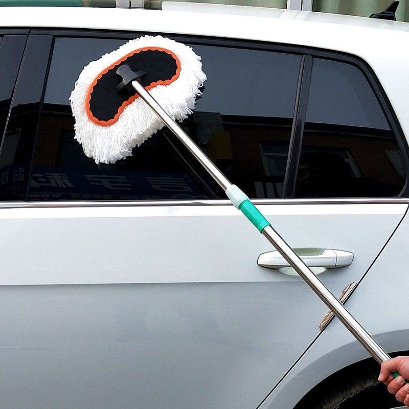 洗车工具汽车拖把长柄伸缩刷子刷车车用抹布抹布