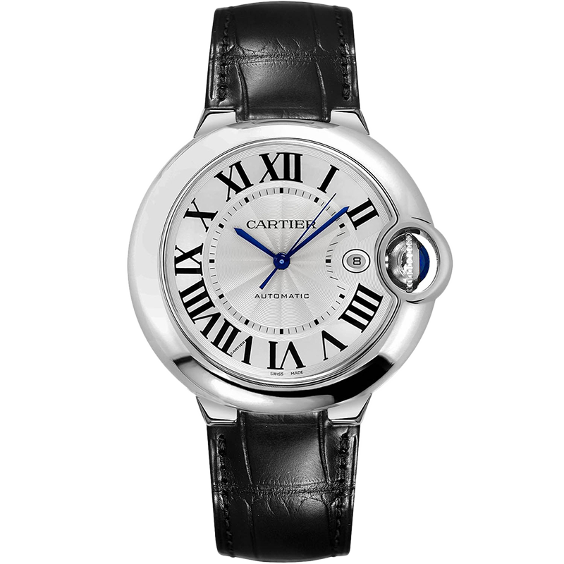 [9.8新]卡地亚蓝气球系列精钢W69016Z4自动机械手表男表-42mm