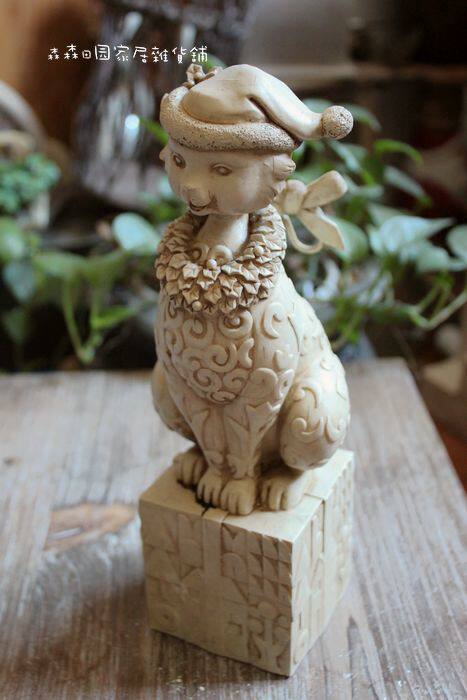 美国大牌大师级设计树脂高端猫咪卡通复古做旧摆件