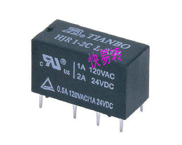 继电器hjr12cl24vtianbo通讯线圈电压24v继电器