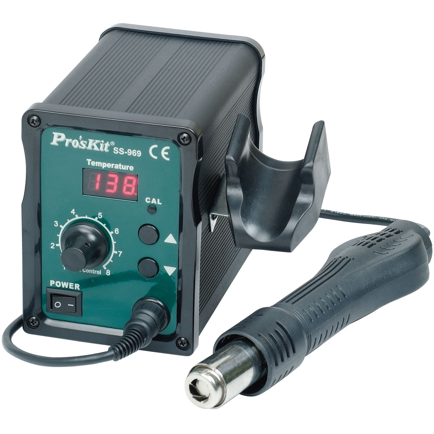 台湾宝工smd拆焊台电烙铁数显风机型热风拆焊台热风枪ss969h