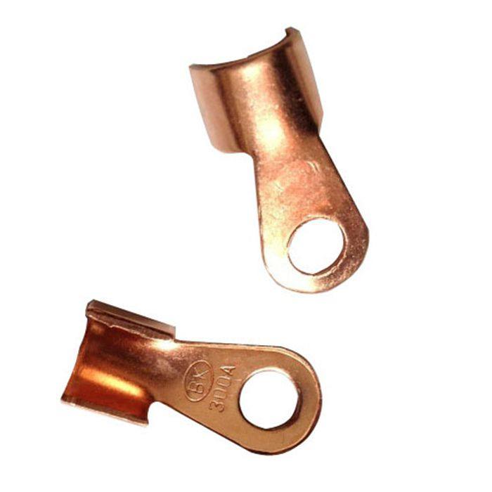 汽车电瓶铜耳电池接线端子300a10mm孔全铜线线耳纯铜接线端子