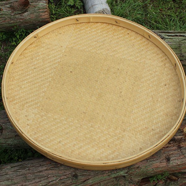 手艺人手工竹匾筛子紧密无孔米筛晒干干货其他