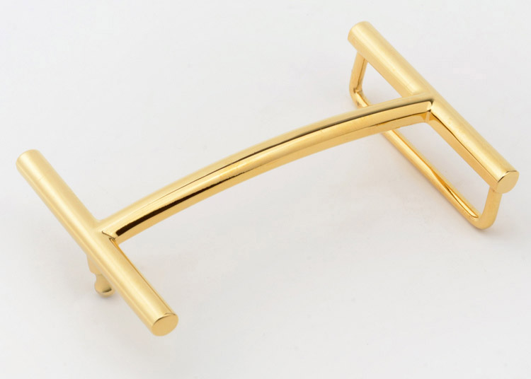 专柜同步新款原版H扣头3.8cm细条工字扣不锈钢皮带头腰带纯铜扣头