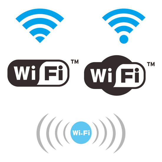 图标素材wificdr矢量五款wifi无线信号设计素材设计素材