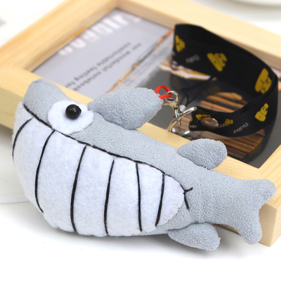 手工制作diy不织布娃娃小鲨鱼公仔挂件挂饰玩偶布偶布艺diy材料包