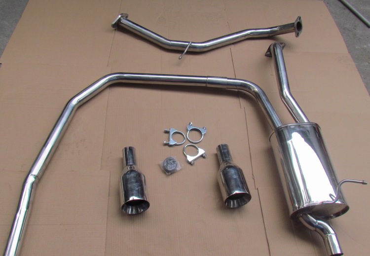 适用于丰田卡罗拉汽车改装燕子不锈钢排气排气管尾喉尾排气管