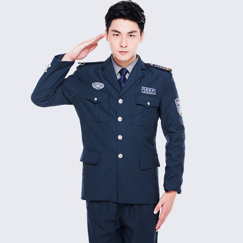 保安2011新式工作服春秋套装长袖制服物业门卫工装制服