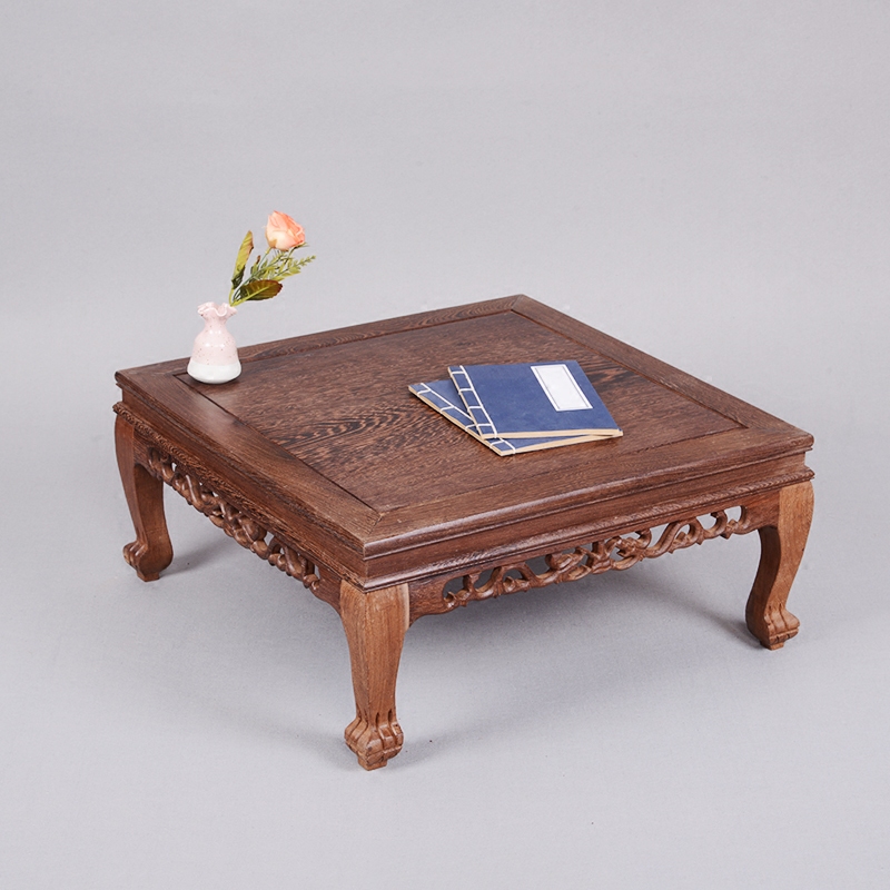 实木茶几鸡翅木长方形飘窗炕桌茶桌茶台红木榻榻米木雕