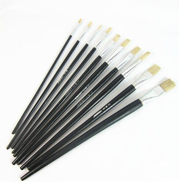 画笔上海杆猪鬃毛排笔丙烯工业用笔水彩笔