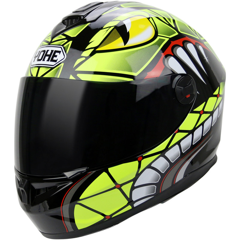 永恒头盔电动车头盔男女四季个性全盔电瓶车安全帽跑盔防雾966