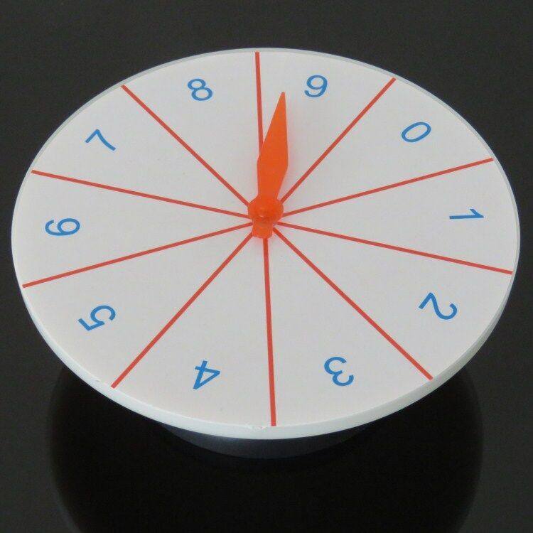 转盘20524数字学生可能性大小教具小学数学学学教学仪器