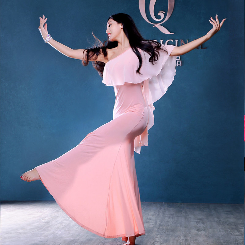 琪亚肚皮演出服2020新款套装东方舞服装成人练功肚皮舞套装(演出服)